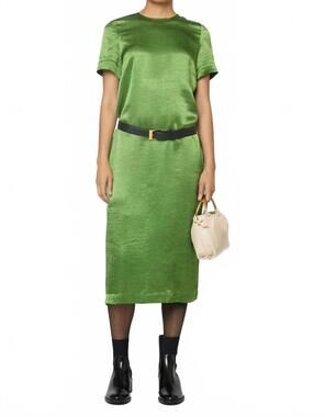 NEW ATELIER DELPHINE simone dress in grass green